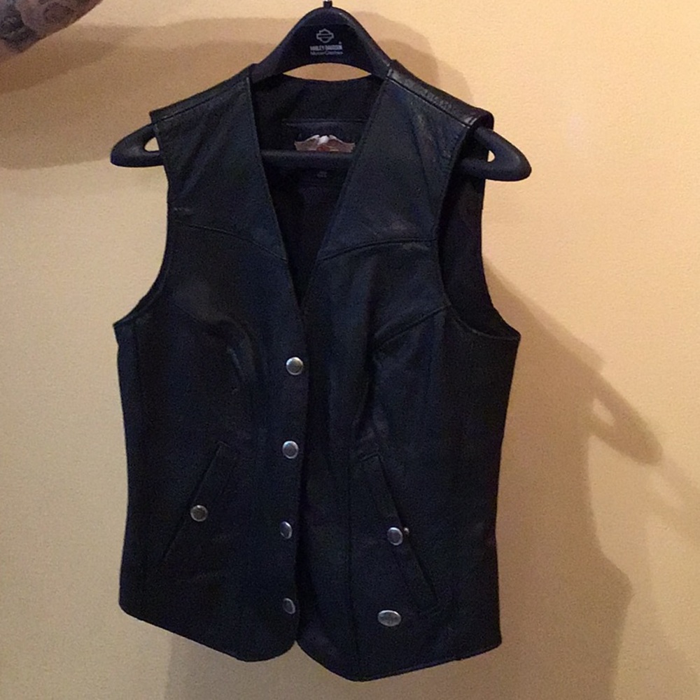 Women’s Harley Davidson Leather Vest